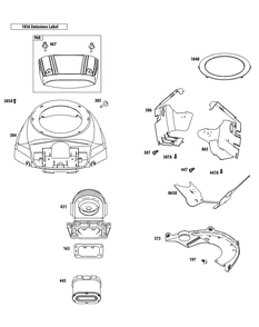 Engine 44p777-0765-B1 5 Diagram and Parts List for SLTX1054VT 13VR92AK009-13WR92AK009-13WR92AK010 Cub Cadet Lawn Tractor